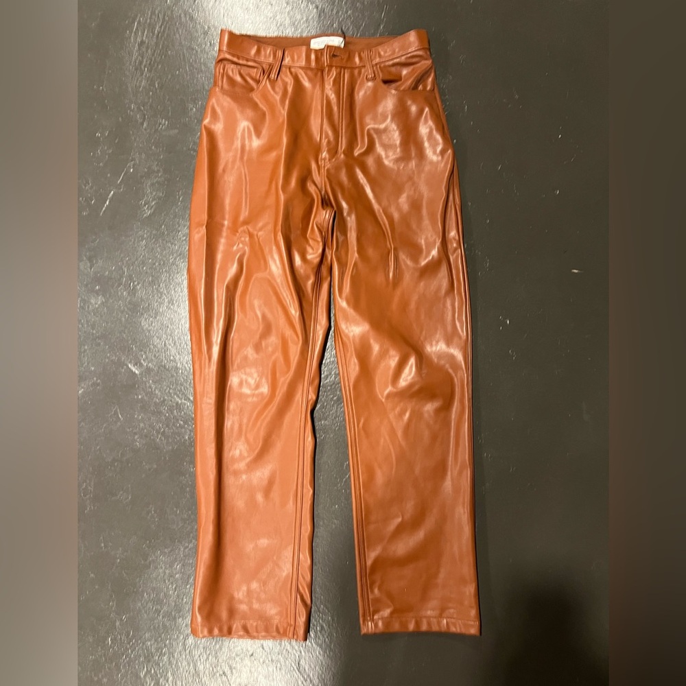 Faux Leather Pants